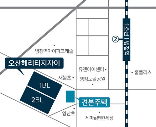 오시는 길 약도